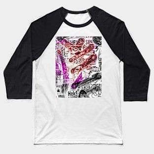 Street Art Colors NYC Graffiti Baseball T-Shirt